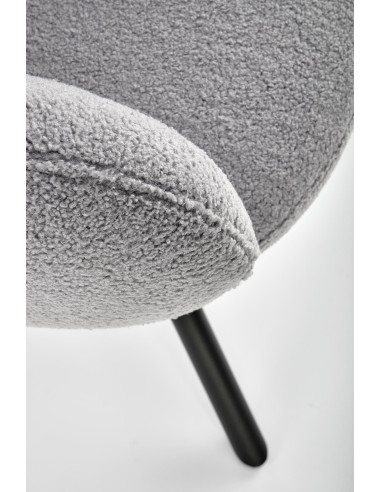 K498 krzesło popielaty