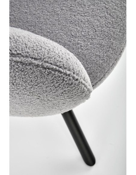 K498 krzesło popielaty