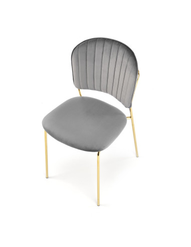 K499 krzesło popielaty