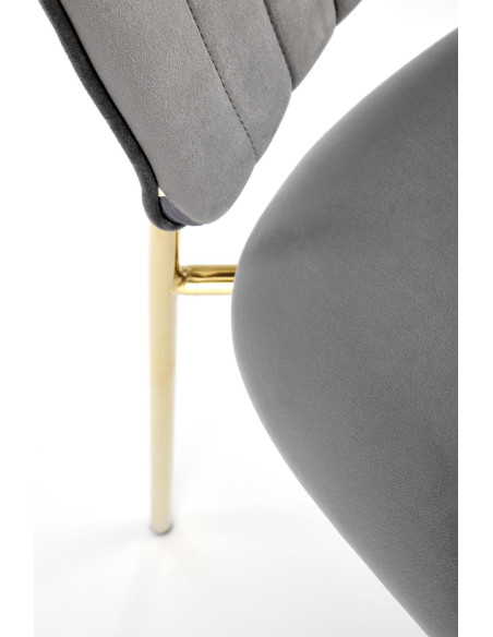 K499 krzesło popielaty