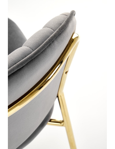 K499 krzesło popielaty