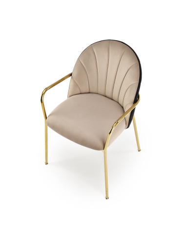 K500 krzesło beżowy / czarny