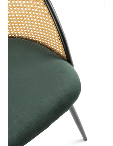 K508 krzesło ciemny zielony