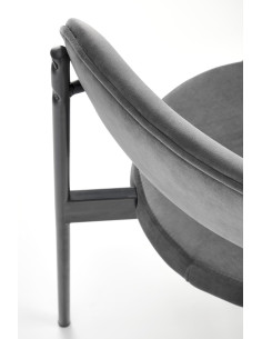 K509 krzesło popielaty 2