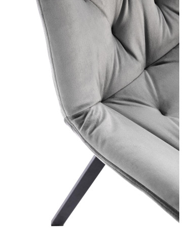 K519 krzesło popielaty