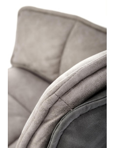 K523 krzesło popielaty / czarny 2