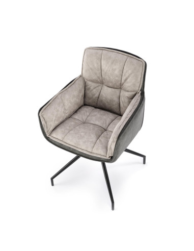 K523 krzesło popielaty / czarny