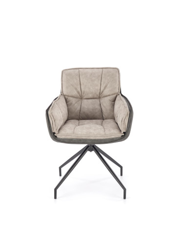 K523 krzesło popielaty / czarny