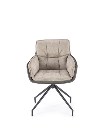 K523 krzesło popielaty / czarny