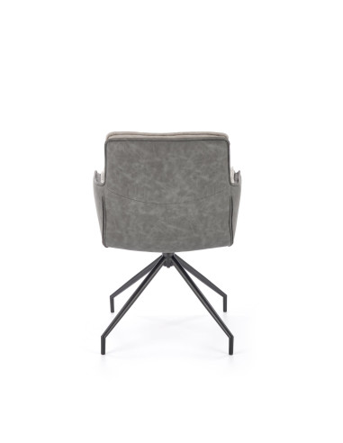 K523 krzesło popielaty / czarny