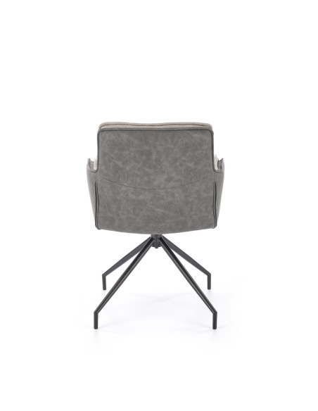 K523 krzesło popielaty / czarny