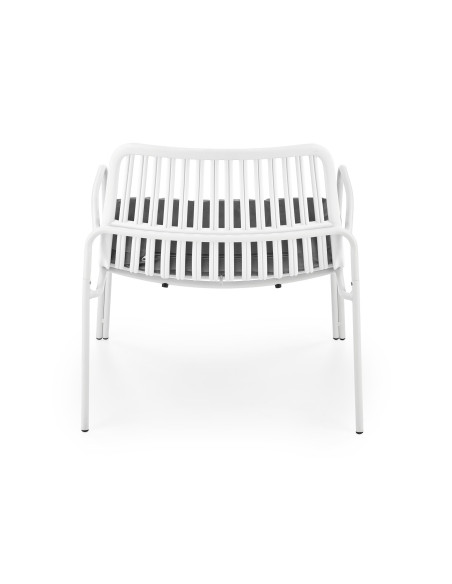 MELBY Fotel Popielaty z Białym Stelażem - Nowoczesny Styl i Komfort