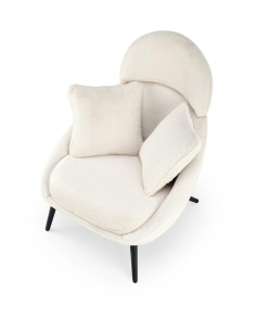 MERRY fotel wypoczynkowy, kremowy