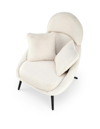 MERRY fotel wypoczynkowy, kremowy