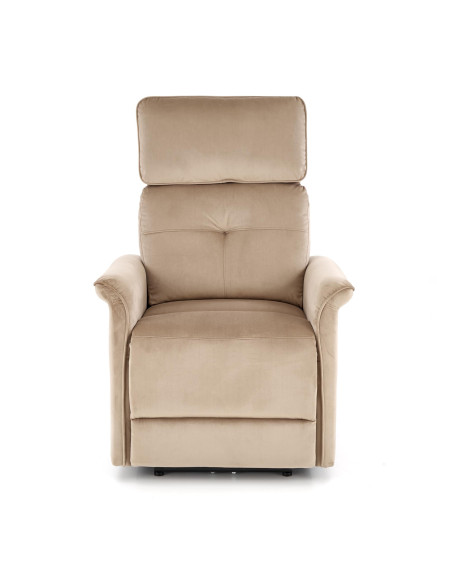 SEMIR Fotel Rozkładany Elektrycznie Beżowy z USB - Komfort i Innowacja