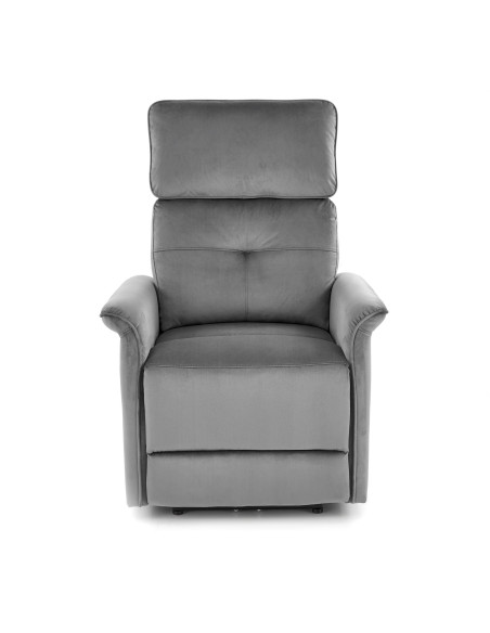 SEMIR Fotel Rozkładany Elektrycznie Popielaty z USB - Komfort i Innowacja