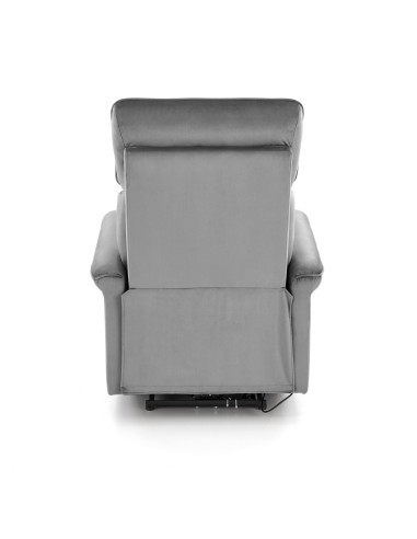 SEMIR Fotel Rozkładany Elektrycznie Popielaty z USB - Komfort i Innowacja