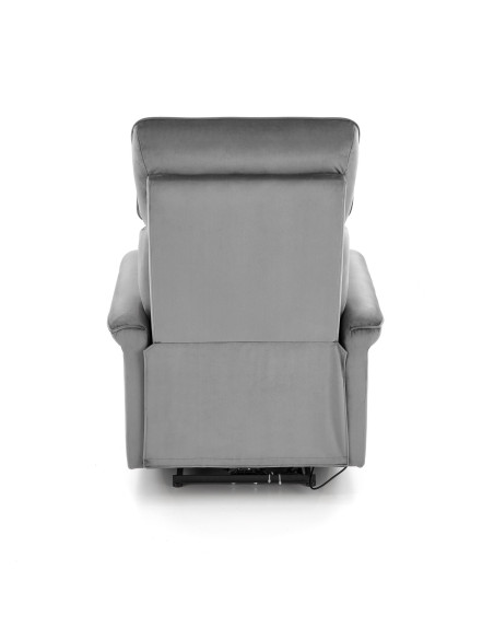 SEMIR Fotel Rozkładany Elektrycznie Popielaty z USB - Komfort i Innowacja