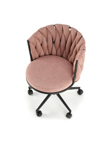 TALON fotel gabinetowy różowy