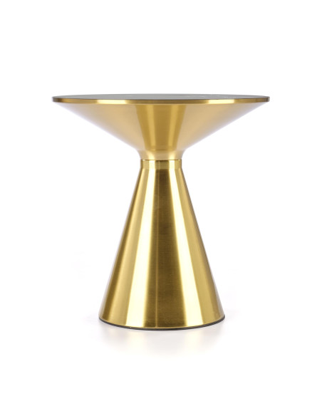 TRIBECA ława czarny marmur / złoty