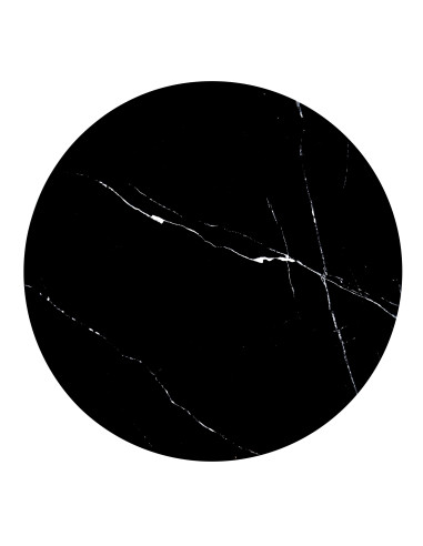 TRIBECA ława czarny marmur / złoty