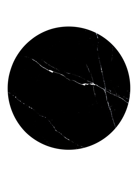 TRIBECA ława czarny marmur / złoty