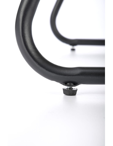 WHISPER fotel wypoczynkowy, czarny / naturalny