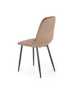 K417 krzesło beżowy velvet (1p 4szt) 2
