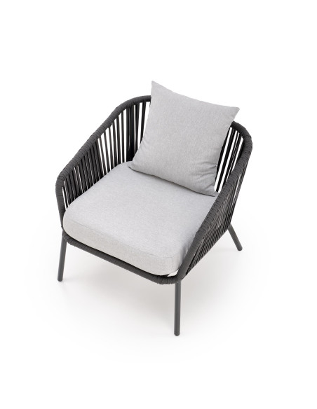 ROCCA Zestaw Ogrodowy, Sofa + 2 Fotele + Ława - Elegancja na Zewnątrz