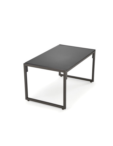 SHARK Zestaw Ogrodowy, Sofa + 2 Fotele + Ława Szklana - Nowoczesność i Styl