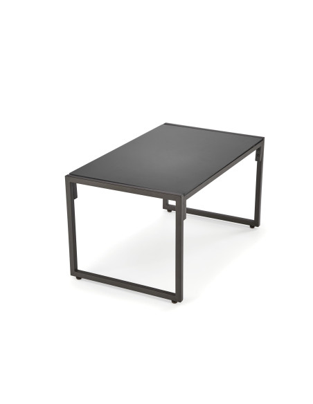 SHARK Zestaw Ogrodowy, Sofa + 2 Fotele + Ława Szklana - Nowoczesność i Styl