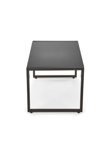 SHARK Zestaw Ogrodowy, Sofa + 2 Fotele + Ława Szklana - Nowoczesność i Styl