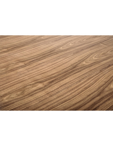 HENDERSON Stół Okrągły Fi136cm Orzechowy ze Stożkową Podstawą - Gustowny