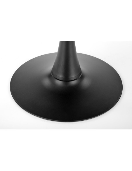 OLMO Stół Okrągły Fi90cm Orzech/Czarny - Stylowy i Funkcjonalny