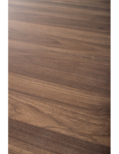 OLMO Stół Okrągły Fi90cm Orzech/Czarny - Stylowy i Funkcjonalny