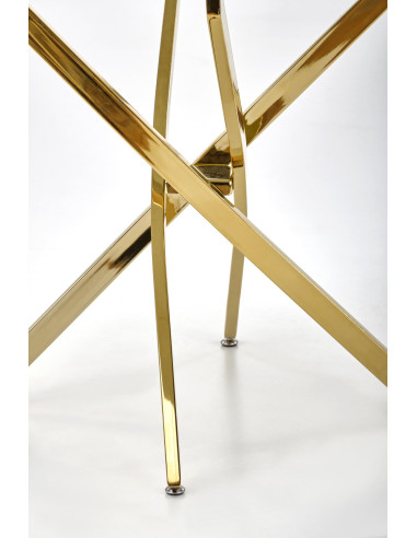 RAYMOND 2 stół, blat - czarny marmur, nogi - złoty (2p 1szt)