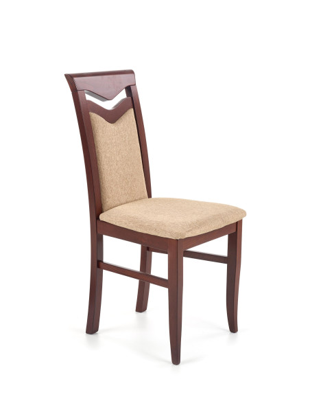 CITRONE Krzesło Ciemny Orzech/Jazz 2, Drewno Bukowe - Klasyczny Styl