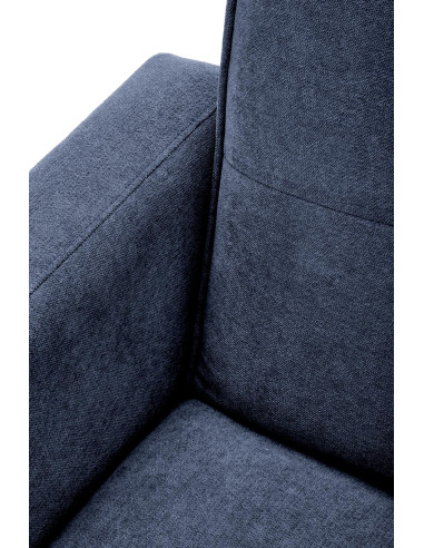 CORNELIUS sofa rozkładana z funkcją narożnika niebieska