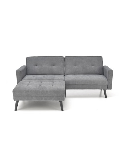 CORNELIUS sofa rozkładana z funkcją narożnika popiel