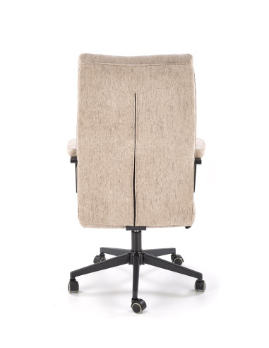 ADRIANO Fotel Obrotowy Beżowy | Ergonomiczny Design, TILT, Tkanina ODIN