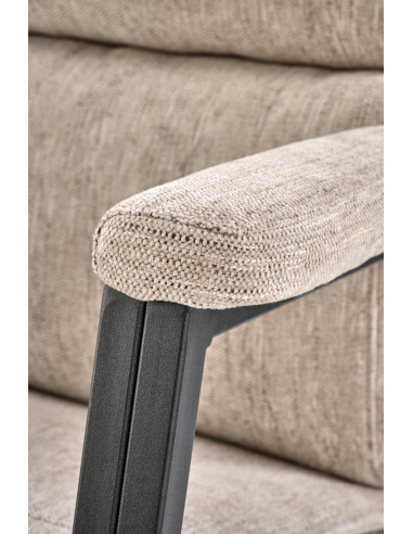 ADRIANO Fotel Obrotowy Beżowy | Ergonomiczny Design, TILT, Tkanina ODIN