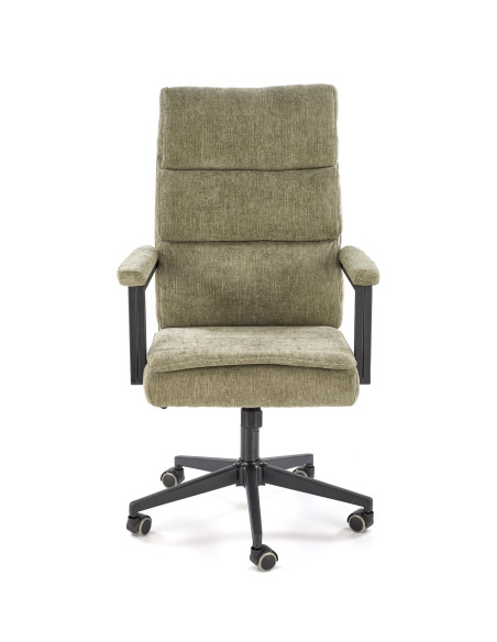 ADRIANO Fotel Obrotowy Oliwkowy | Komfortowy Design, TILT, Tkanina ODIN