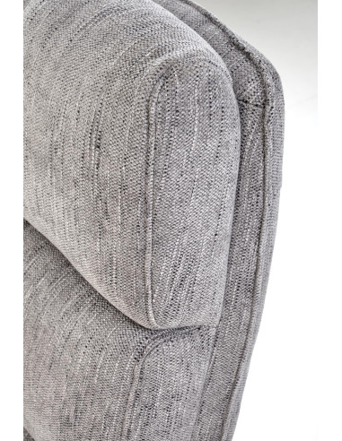 ADRIANO Fotel Obrotowy Popielaty | TILT, Tkanina ODIN, Elegancka Forma