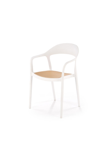 K530 krzesło biały / naturalny