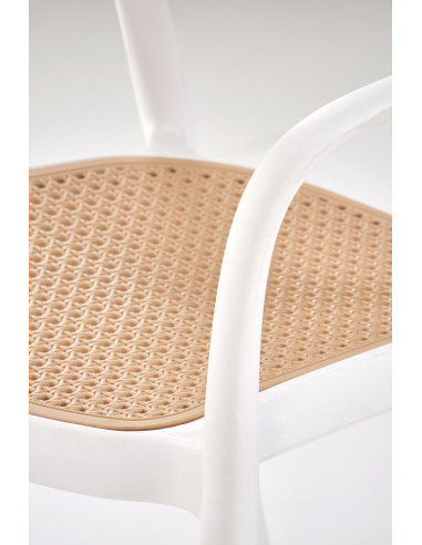 K530 krzesło biały / naturalny