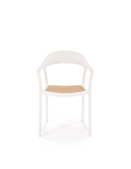 K530 krzesło biały / naturalny