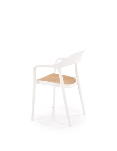 K530 krzesło biały / naturalny