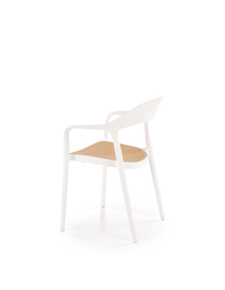 K530 krzesło biały / naturalny