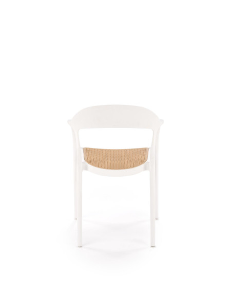 K530 krzesło biały / naturalny