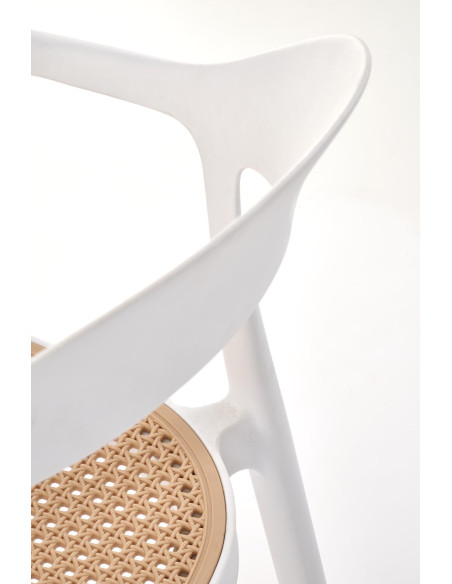 K530 krzesło biały / naturalny